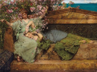 रोज गार्डन में, द्वारा Lawrence Alma Tadema