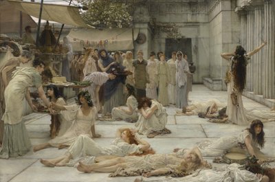 द विमेन ऑफ एम्फिसा, 1887 द्वारा Lawrence Alma Tadema