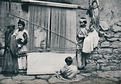 कबाइल बुनकर और देशी करघा, उत्तरी अल्जीरिया, 1912 द्वारा लीग्रैन्ड