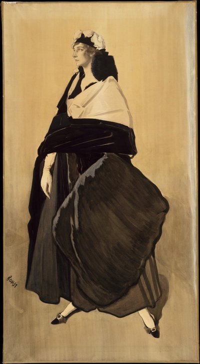 Ida Rubinstein - रूसी नर्तक Ida Rubinstein का चित्रण द्वारा लियोन बक्स्तो