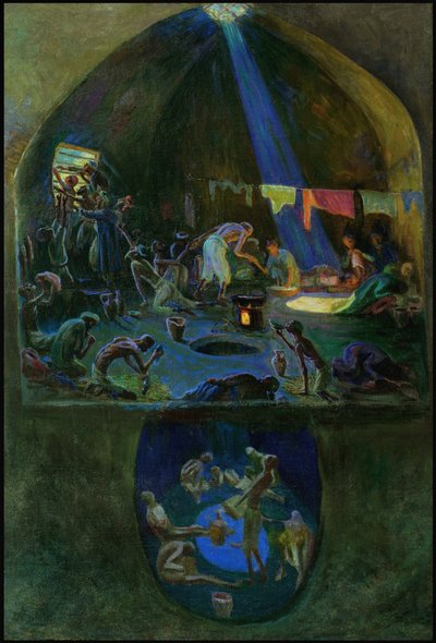 ज़िंदन जेल, 1930 के दशक। द्वारा लियोन ब्यूर