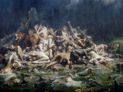 The Deluge द्वारा लियोन फ्रेंकोइस कोमेरे