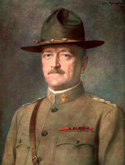 जॉन जोसेफ 'ब्लैक जैक' पर्शिंग, अमेरिकी जनरल, 1926। द्वारा लियोन हॉर्नेकर