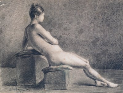 प्रोफाइल में मॉडल, c1853-1922 द्वारा लियोन जोसेफ फ्लोरेंटिन बोनट
