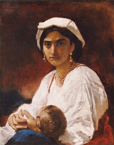 द बैंडिट की पत्नी, 1872 द्वारा लियोन जोसेफ फ्लोरेंटिन बोनट