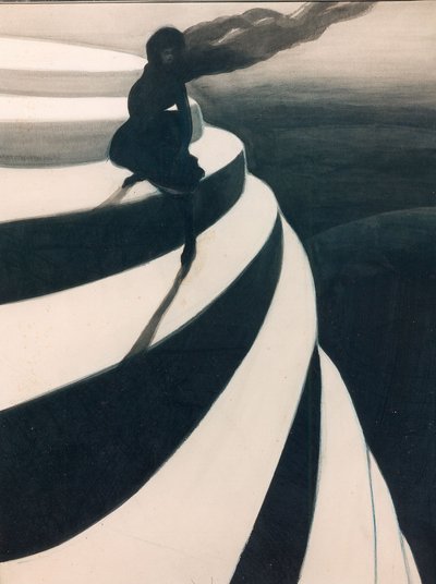 चक्कर आना वर्टिगो, 1908। द्वारा Leon Spilliaert