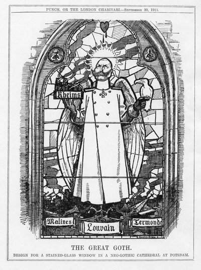 द ग्रेट गोथ, 1914 द्वारा Leonard Raven Hill