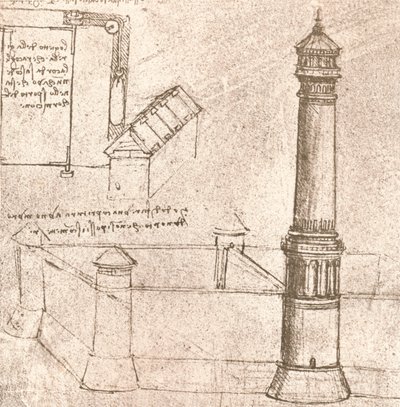 महल के लिए वास्तुकला, c1472-c1519 1883 द्वारा लियोनार्डो दा विंची