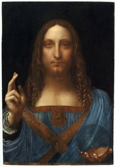 साल्वेटर Mundi के रूप में मसीह द्वारा Leonardo da Vinci