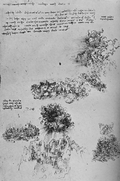 विनाश पृथ्वी पर स्वर्ग से हुआ, c1480 1945 द्वारा लियोनार्डो दा विंची