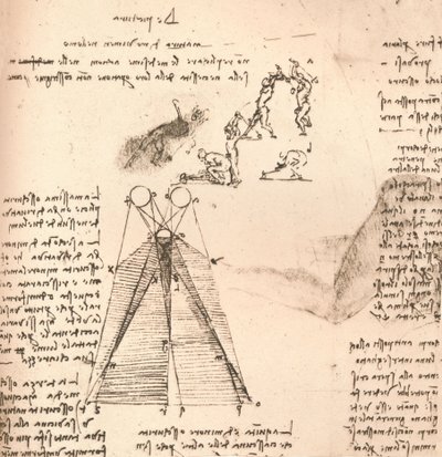 आरेख प्रकाश और छाया और आंकड़ों के रेखाचित्र के सिद्धांत को दर्शाता है, c1472-c1519 1883 द्वारा लियोनार्डो दा विंची