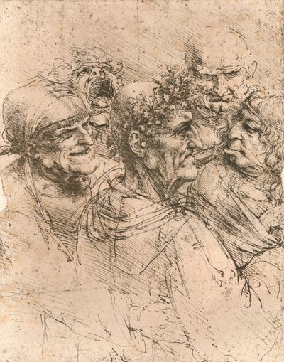 नक्काशी के चित्र, c1472-c1519 1883 द्वारा Leonardo da Vinci