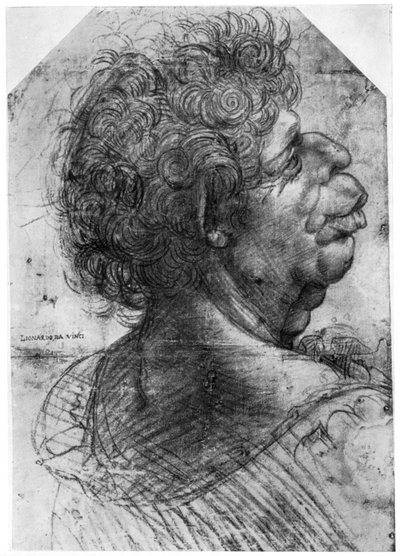 स्कारामुचिया, 1500-1505 1954 द्वारा Leonardo da Vinci