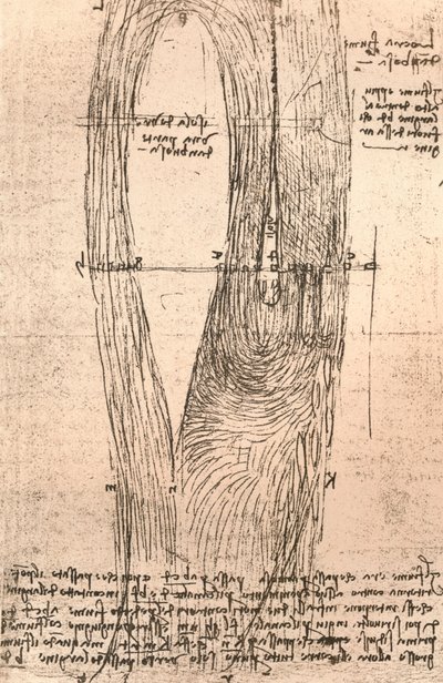 Amboise, फ्रांस में लॉयर का स्केच मानचित्र c1472-c1519 1883 द्वारा लियोनार्डो दा विंची