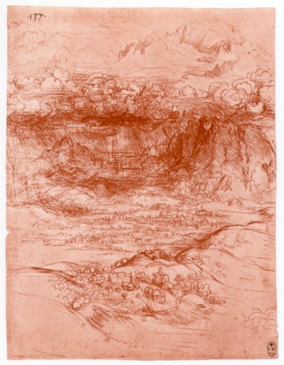 आल्प्स में तूफान, c1503-1505 द्वारा लियोनार्डो दा विंची