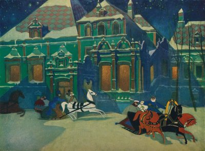 मॉस्को में प्रिंसेस यूसुफ़ॉफ का बॉयर्ड पैलेस, c1900, 1926 द्वारा लियोनिद ब्रेलोव्स्की