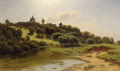 ज़ेवेनगोरोड के पास सव्विनो-स्टॉरोज़ेव्स्की मठ, 1860 द्वारा लेव लिवोविच कामेनेव