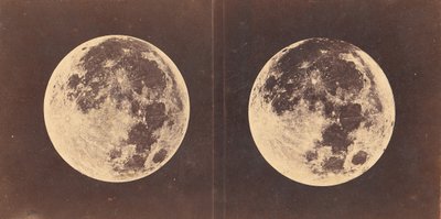 फुल मून: लेफ्ट हैंड मून का फोटो 2 जून, 1871 को लिया गया था। राइट हैंड मून का फोटो..., 1871 था। द्वारा लुईस मॉरिस रदरफर्ड