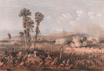 राजा विटोरियो इमानुएल द्वितीय ने पलेस्ट्रो, लोम्बार्डी की लड़ाई के दौरान सेना का नेतृत्व किया द्वारा अज्ञात अज्ञात
