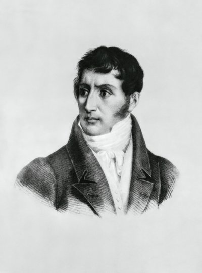 एलेसेंड्रो मंज़ोनी (1785-1873) का पोर्ट्रेट, इतालवी लेखक, कवि और नाटककार, उत्कीर्णन द्वारा अज्ञात अज्ञात