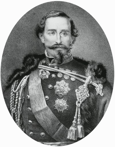 अल्फोंसो फेरेरो डेला मरमोरा (1804-1878) का पोर्ट्रेट, इतालवी जनरल और राजनीतिज्ञ, उत्कीर्णन द्वारा अज्ञात अज्ञात