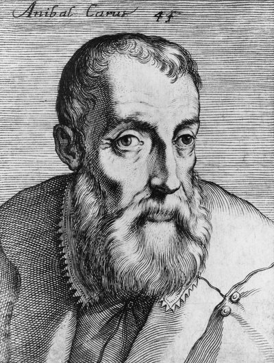 एनीबेल कारो का पोर्ट्रेट (1507-1566), इतालवी कवि, नाटककार और अनुवादक, उत्कीर्णन द्वारा अज्ञात अज्ञात