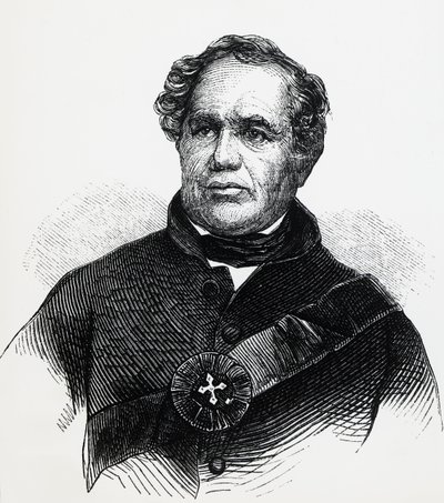 एलीज़र विलियम्स (1788-1858) का पोर्ट्रेट, एंग्लिकन पादरी, ने धोखाधड़ी से फ्रांस के खोए हुए दौफिन होने का दावा किया, उत्कीर्णन द्वारा अज्ञात अज्ञात