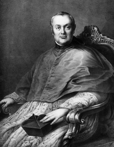 टॉमासो बर्नेटी (1779-1852) का पोर्ट्रेट, इतालवी कार्डिनल, जो 1828 से 1829 तक लियो XII के तहत राज्य के कार्डिनल सचिव थे, और 1831 से 1836 तक ग्रेगरी XVI के तहत, लिथोग्राफ द्वारा अज्ञात अज्ञात