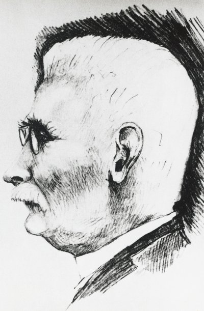 हेनरी लुई ले चेटेलियर (1850-1936), फ्रांसीसी रसायनज्ञ और धातुकर्मी, उत्कीर्णन का प्रोफ़ाइल चित्र द्वारा अज्ञात अज्ञात