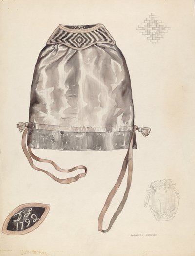 बैग, सी. 1937. द्वारा लिलियन कॉज़ी