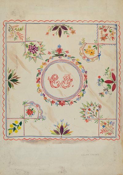 कंबल, सी. 1936. द्वारा लिलियन कॉज़ी