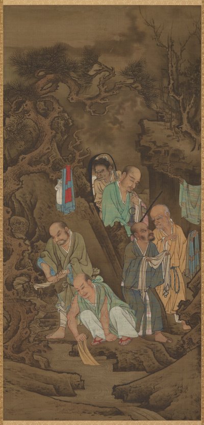 लुओहान लॉन्ड्रिंग, 1178। द्वारा लिन टिंगगुई