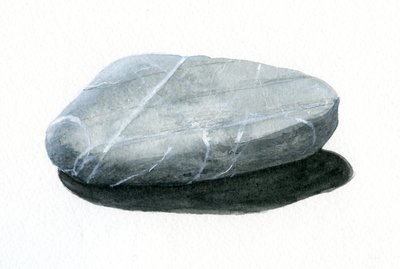 पत्थर (कागज पर एक्रिलिक) द्वारा लिंकन सेलिगमैन