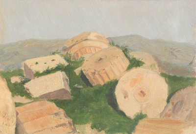 ब्रोकन कॉलम, पार्थेनॉन, 1869। द्वारा लॉकवुड डे फॉरेस्ट
