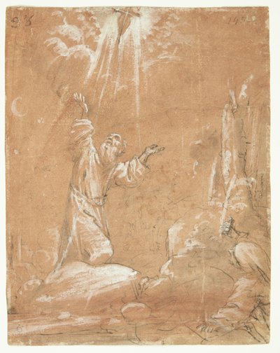 असीसी के सेंट फ्रांसिस का कलंक द्वारा Lodovico Carracci