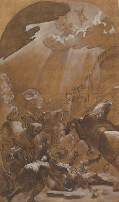सेंट पॉल का रूपांतरण, सीए। 1587-89। द्वारा Lodovico Carracci