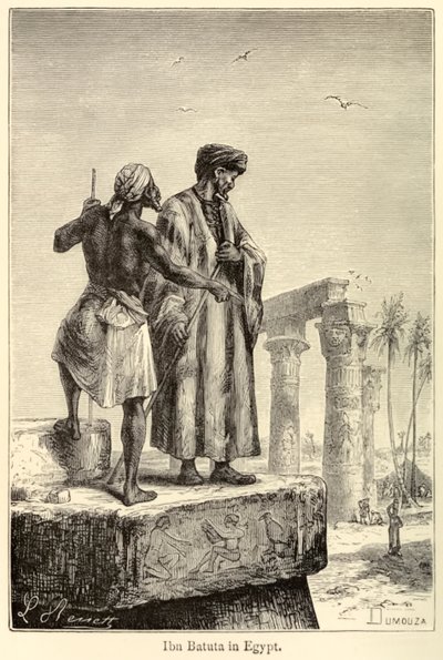 'मिस्र में इब्न बतूता' मध्ययुगीन यात्री मुहम्मद इब्न बतूता मिस्र का दौरा द्वारा लीन (बाद) बेनेट