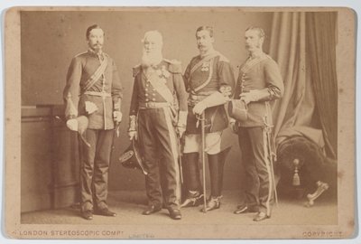 सार्टोरियस परिवार के सदस्य, 1870 के लगभग द्वारा लंदन स्टीरियोस्कोपिक कंपनी