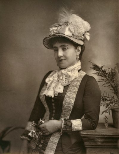 एडेलिना पट्टी, इतालवी ओपेरा दिवा, 1882। द्वारा लंदन त्रिविम और फोटोग्राफिक सह