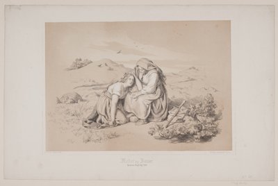माँ और बेटी, पृष्ठ 289, क्रिश्चियन विन्थर की quot;द फ़्लाइट ऑफ़ द डियरquot; के लिए चित्रण। द्वारा लोरेंज फ़्रिलिच