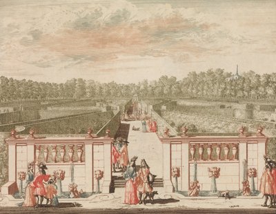 Het Groote Doolhof', in: Tooneel Der Voornaamste Nederlands Huizen, En Lust Hoven, Naar T..., nd. द्वारा लोरेंज शरम