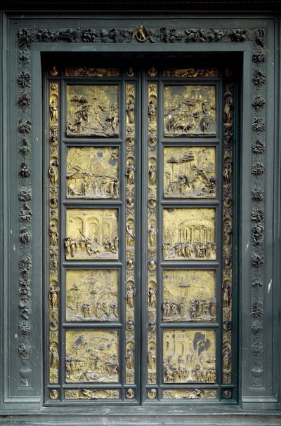 स्वर्ग का द्वार, घिबर्टी लोरेंजो द्वारा महसूस किया गया (1378-1443) द्वारा लोरेंजो घिबरती
