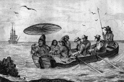 इसलिए मैंने 1837 के फ्रांसीसी संस्करण "रॉबिन्सन क्रूसो" "रॉबिन्सन क्रूसो" की पुस्तक के लिए एम। डी सेन्सन की ड्राइंग के बाद उत्कीर्णन छोड़ दिया। द्वारा लुई अगस्टे डे सेनसन