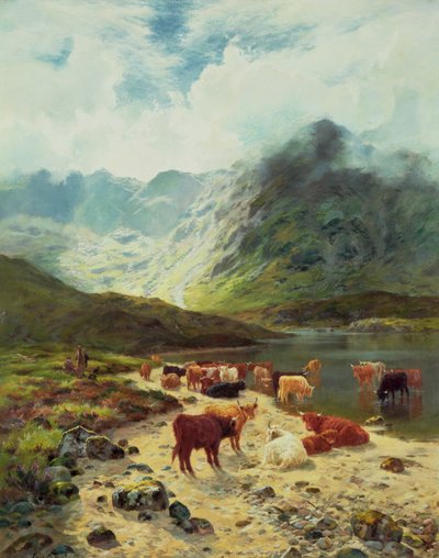 रॉस-शायर लोच, 1888 द्वारा लुई बोसवर्थ को चोट लगी