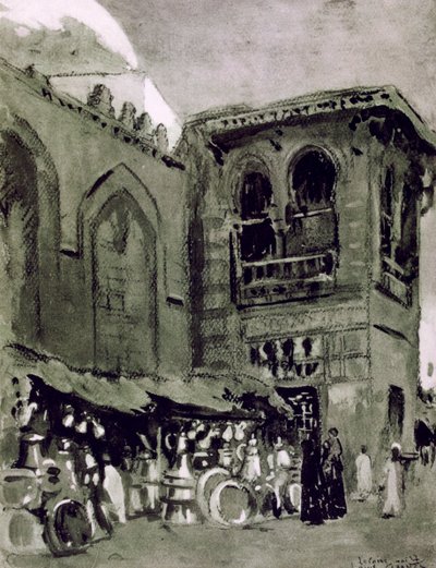 कॉपर व्यापारी, काहिरा, मिस्र, 1928 द्वारा लुई कैबन्स