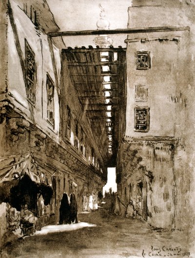 सूक्स, काहिरा, 1928 द्वारा लुई कैबन्स