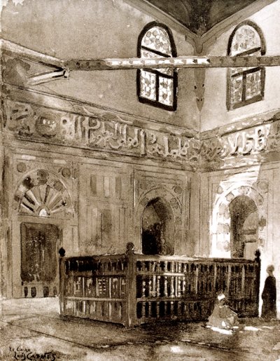 1928 में एक मस्जिद, काहिरा, मिस्र में मकबरा द्वारा लुई कैबन्स