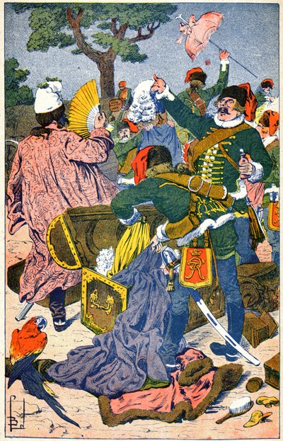 7 साल का युद्ध (1756-1763) द्वारा लुई चार्ल्स ने बमबारी की
