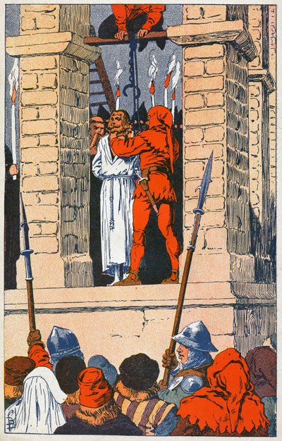 Enguerrand de Marigny . द्वारा फांसी द्वारा लुई चार्ल्स ने बमबारी की