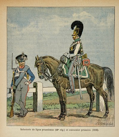काउंट इमैनुएल डे लास केसेस (1766-1842) की पुस्तक "द मेमोरियल ऑफ सेंट हेलेन" से बॉम्बल्ड लुइस (1862-1927) का चित्रण: प्रशिया लाइन की इन्फैंट्री (42, ईएमई रेजिमेंट) और प्रशिया युद्धपोत द्वारा लुई चार्ल्स ने बमबारी की